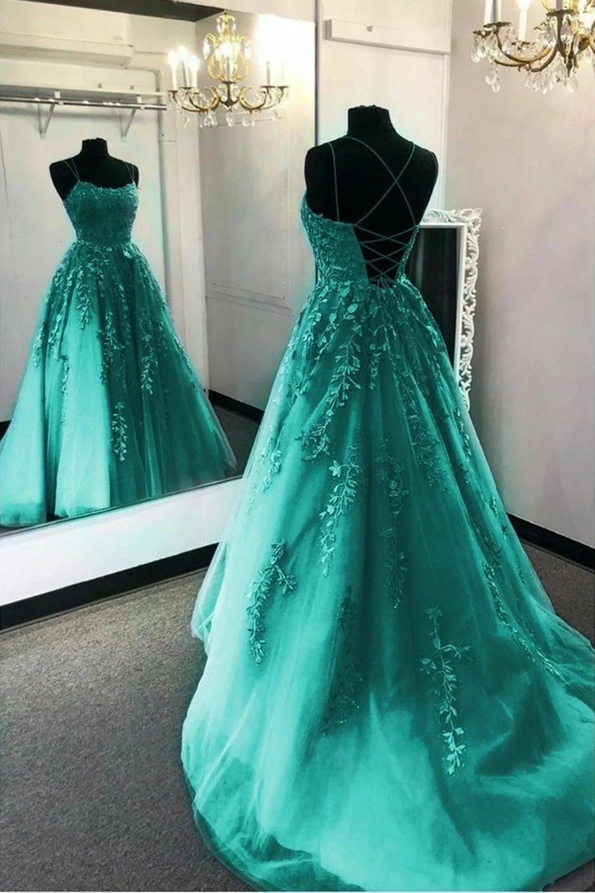 Purple Lace Prom Dress Evening Gown Graduation Party Dress Formal Dress Dresses For Prom Tp03