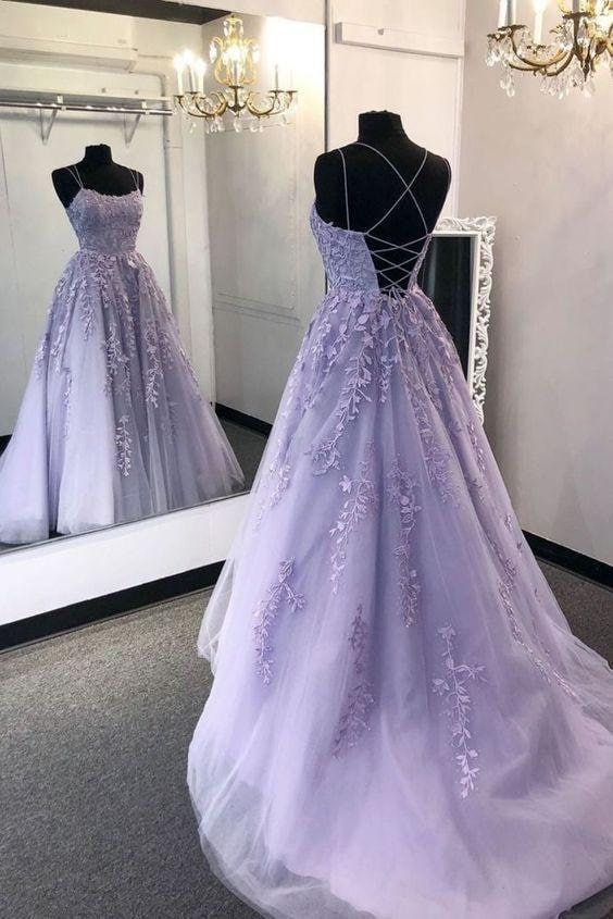 Purple Lace Prom Dress Evening Gown Graduation Party Dress Formal Dress Dresses For Prom Tp03